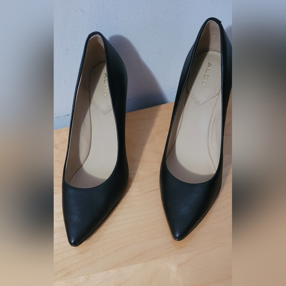 Aldo - FLEX black heels 6 - Picture 8 of 8